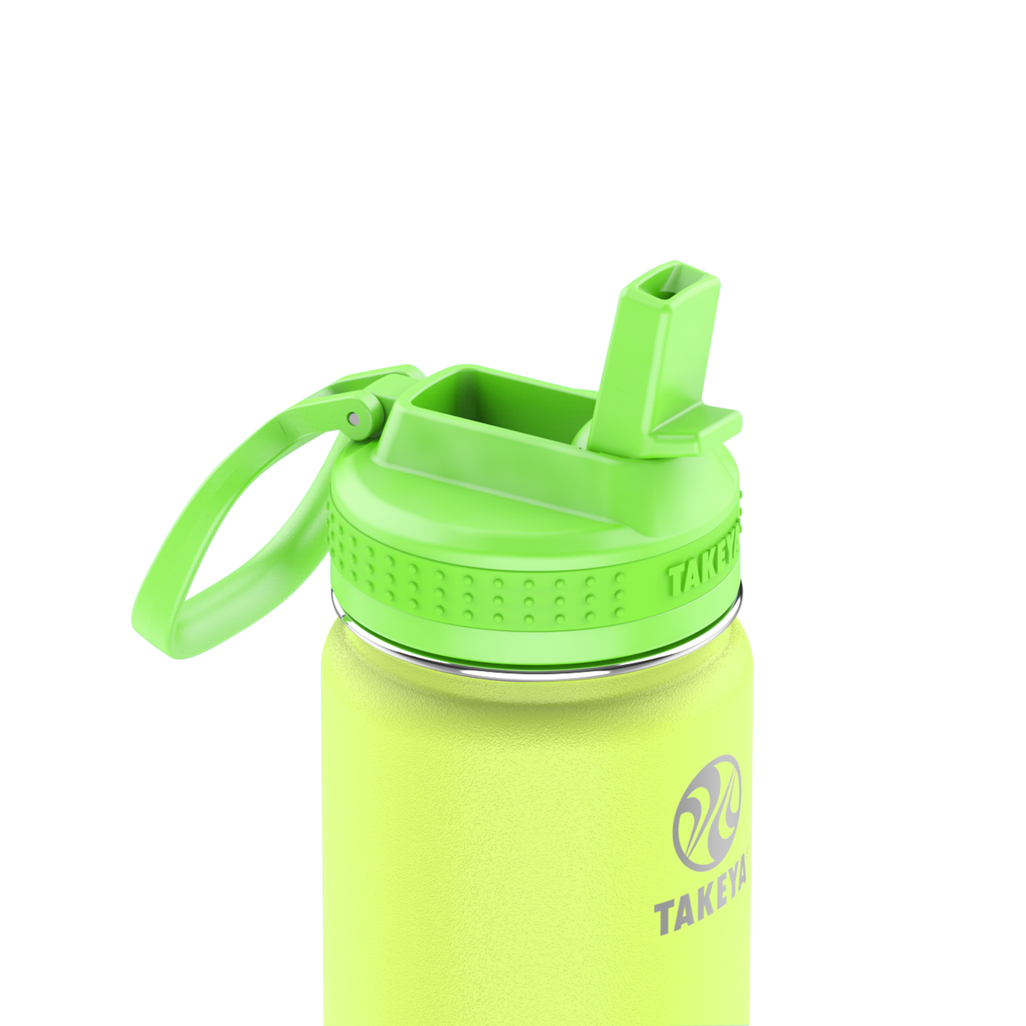 actives-kids-glow-in-the-dark-water-bottle-with-straw-lid-m1 51075-Actives-Kids-Straw-18-GID-LightningGreen-closeup.png
