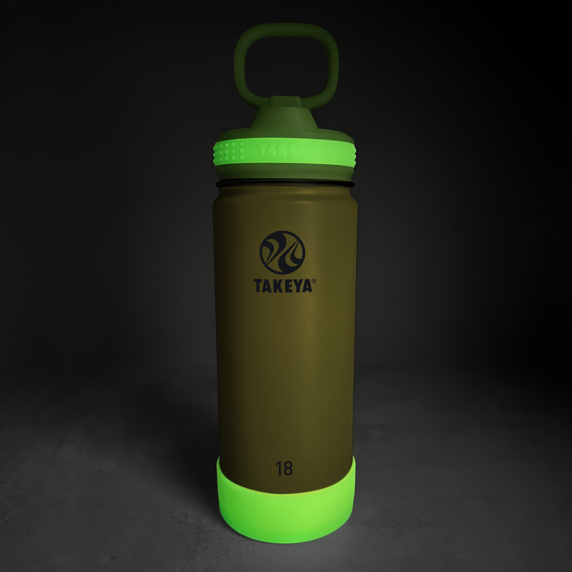 actives-kids-glow-in-the-dark-water-bottle-with-straw-lid-m1 51075-Actives-Kids-Straw-18-GID-LightningGreen-dark-V2.png