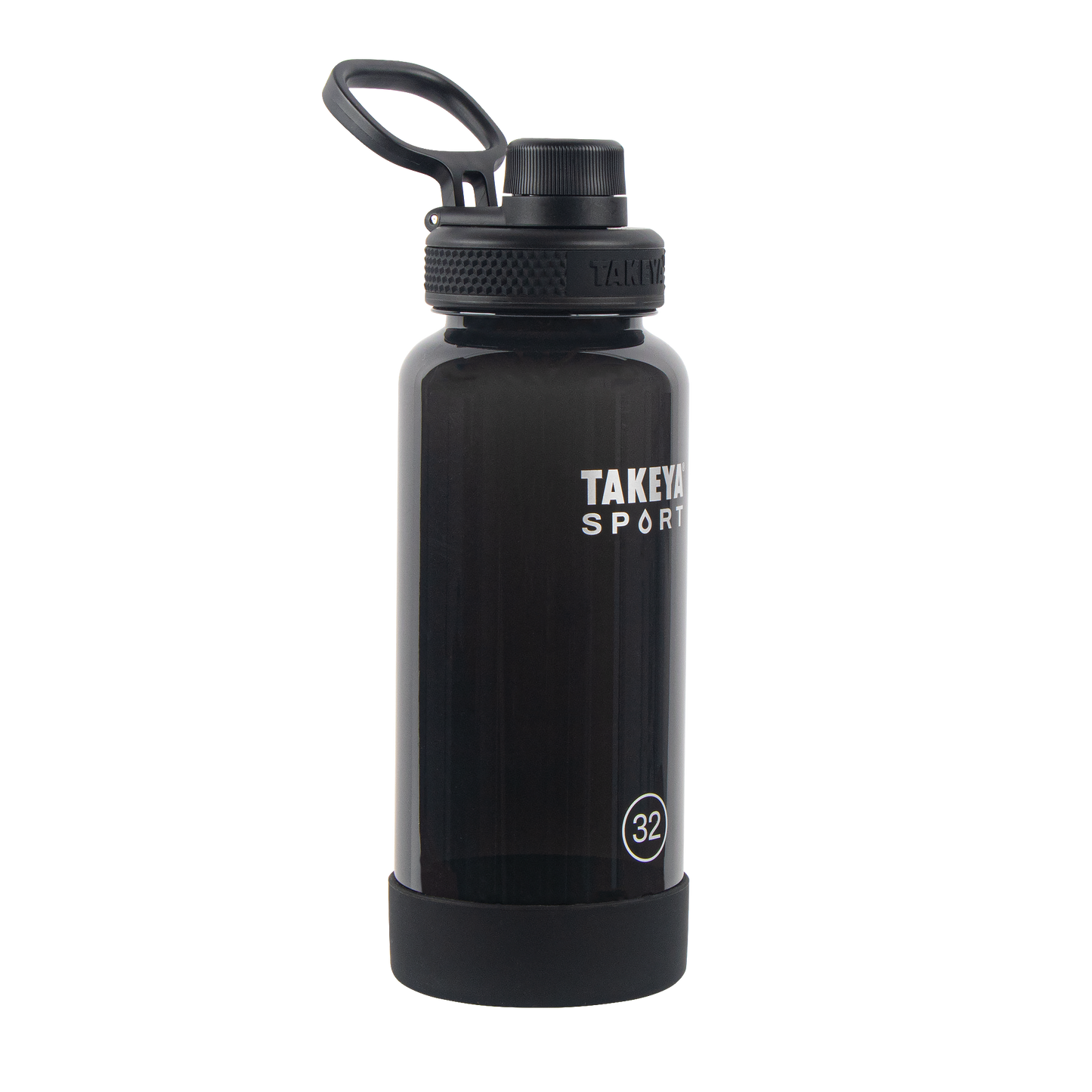 tritan-sport-water-bottle-with-spout-lid-c8 51829-TKS-Tritan-Spout-32-GrandSlamBlack-frontangle.png