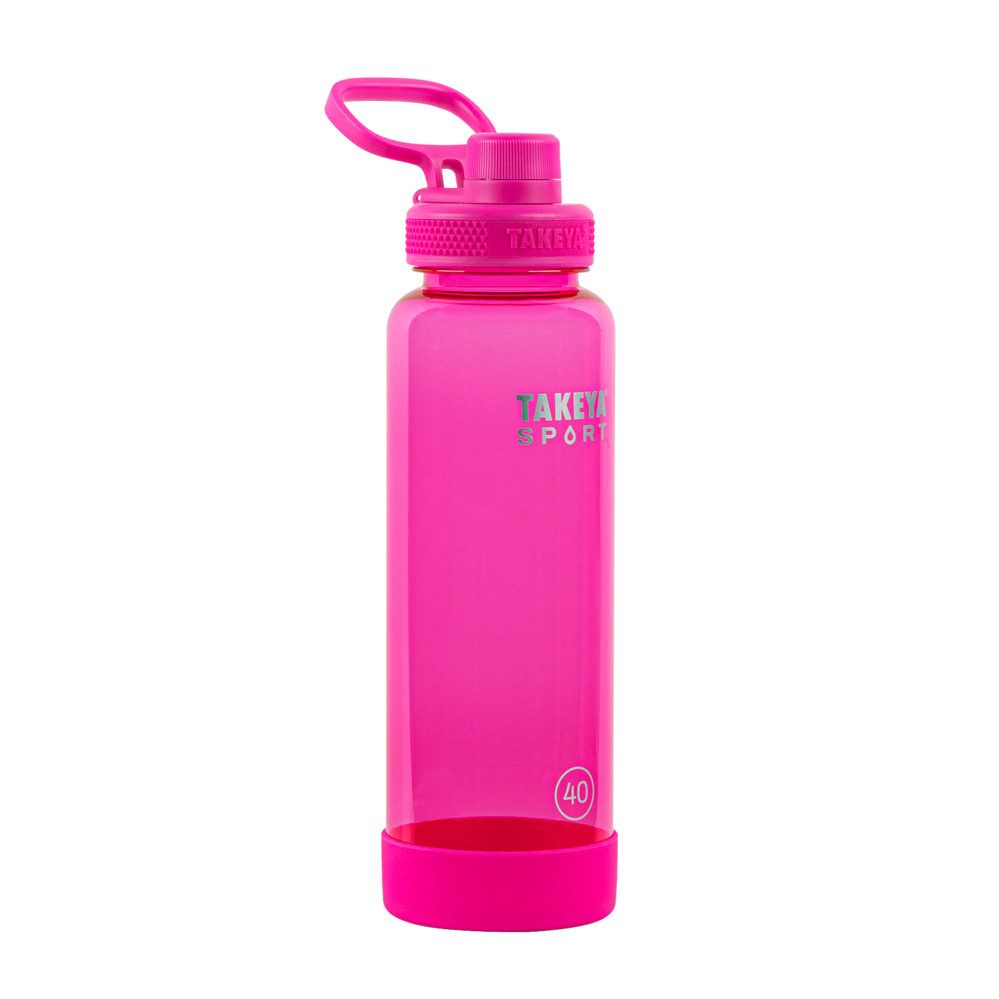 tritan-sport-water-bottle-with-spout-lid-c8 52030-TKS-Tritan-Spout-40-PinkSweep-frontangle.png